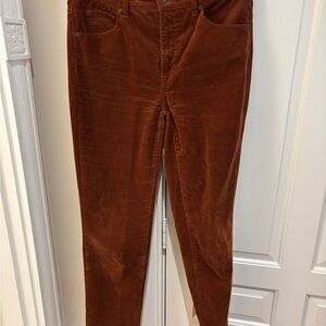 Talbots Burnt Orange Corduroy Jean Pants
